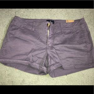 Purple American Eagle Shortie Shorts